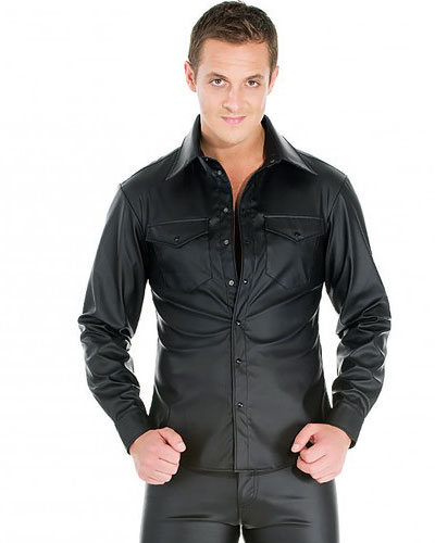 (Bild für) Leatherette Hemd für Herren
