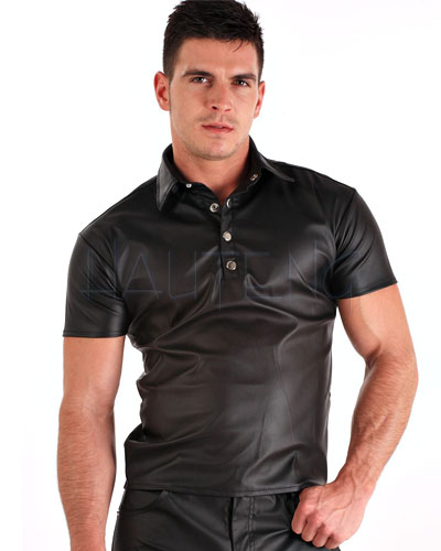(Bild für) Leatherette Polo-Shirt