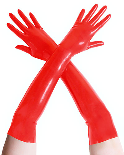 (Bild für) Latexhandschuhe - ellenbogenlang