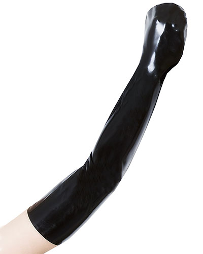 (Bild für) Bondagehandschuh - Fistinghandschuh aus schwarzem Latex