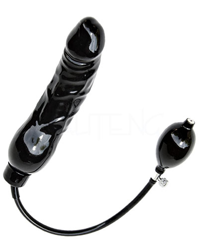 (Bild für) Aufpumpbarer Giganticus Latexdildo - 23 cm - auch mit Kern