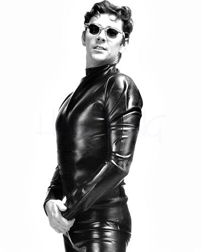 (Bild für) Latex-Shirt mit Stehkragen