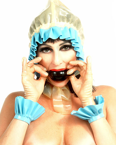 (Bild für) Rüschenhandschuhe aus Latex