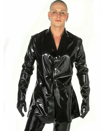 (Bild für) Herrenjacke aus geklebtem Latex