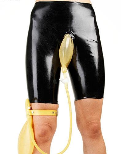 (Bild für) Bermuda aus Latex mit Urinbeuteleinsatz