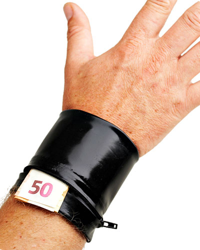 (Bild für) Portemonnaie aus Latex für das Hangelenk