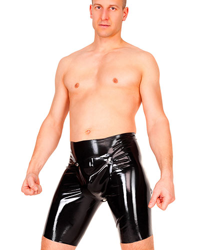 (Bild für) Bermuda aus Latex - Radler - mit Codpiece
