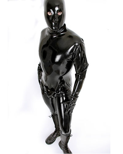 (Bild für) Ganzanzug aus Latex mit Codpiece
