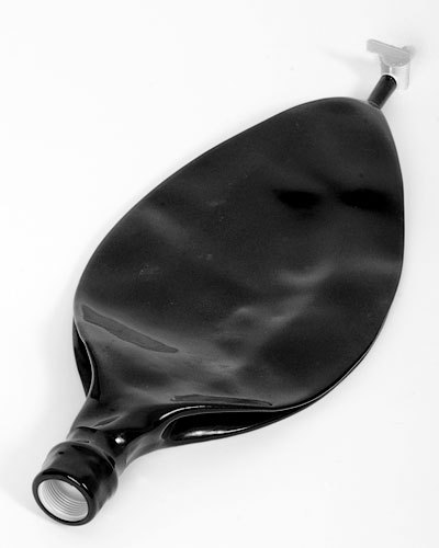 (Bild für) Atembeutel aus Latex mit Gewindeanschluss