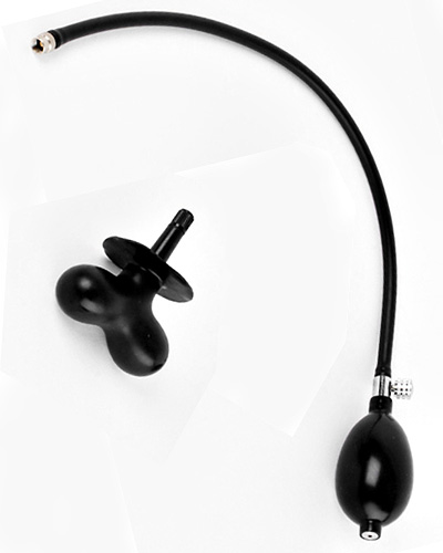 (Bild für) Aufpumpbarer Butterfly-Knebel aus Latex mit Ventil