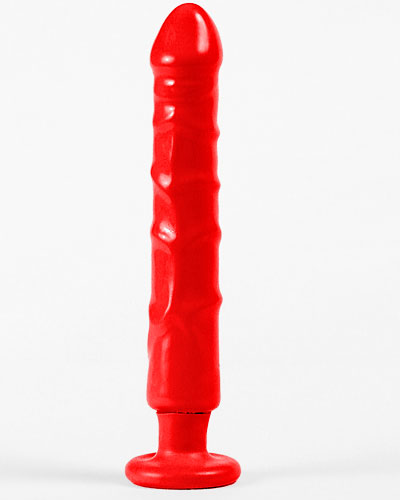 (Bild für) Analdildo aus Latex - 17,5 cm - optional mit Vibrator