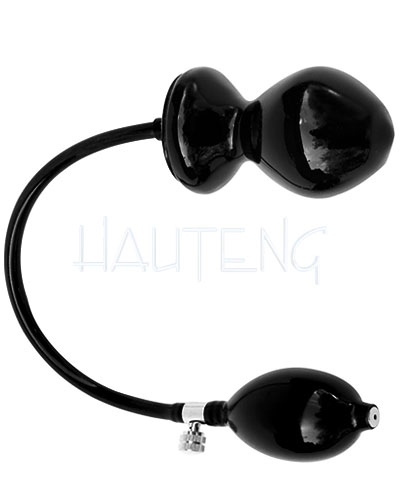 (Bild für) Aufpumpbarer Analplug aus Latex mit formstabilem Kern - 11 cm