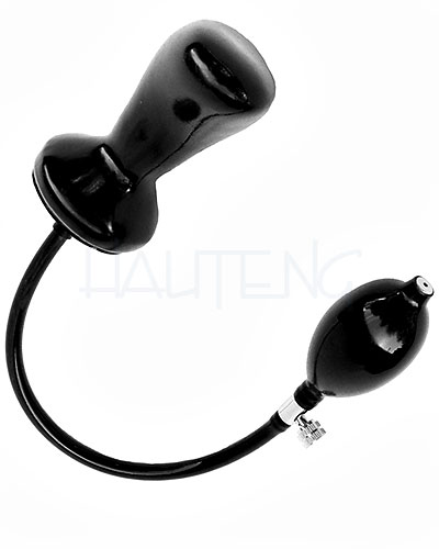 (Bild für) Aufpumpbarer Analplug aus Latex mit formstabilem Kern - 11 cm