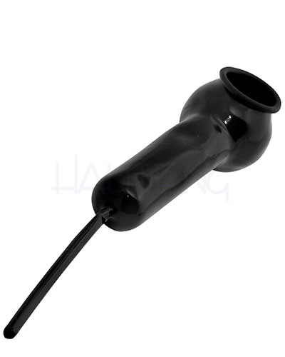 (Bild für) Penis-Hodenhülle aus Latex mit Urinschlauch