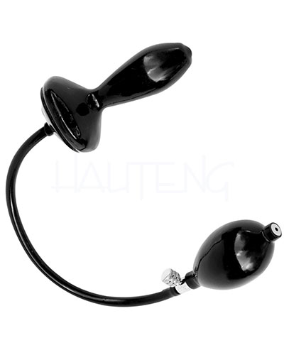 (Bild für) Aufpumpbarer Latex-Butt Plug - 11 cm - mit formstabilem Kern