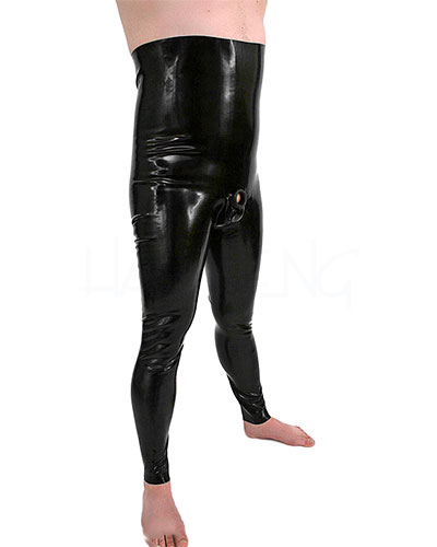 (Bild für) Anatomische Latexhose mit Cockring und Analoptionen