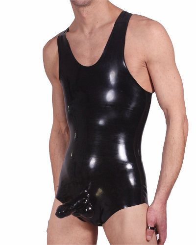 (Bild für) Anatomischer Latexbody mit Penishodenhülle und Analkondom