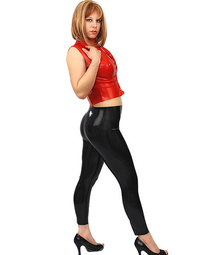 (Bild für) Anatomisch getauchte Latexleggings - wahlweise mit Innendildo(s)