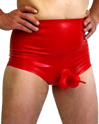 (Bild für) Anatomischer Slip aus Latex mit Natursektanschluß und Analoption