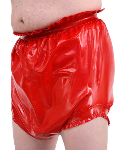 (Bild für) Anatomische Latex-Windelhose mit breiten Bündchen - 0,6mm/0,9mm