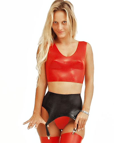 (Bild für) Anatomisch getauchter Strapsgürtel aus Latex