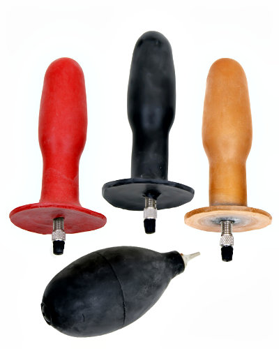 (Bild für) Aufblasbarer Analplug aus Latex mit Ventil - 33 mm ⌀ - auch mit Kern