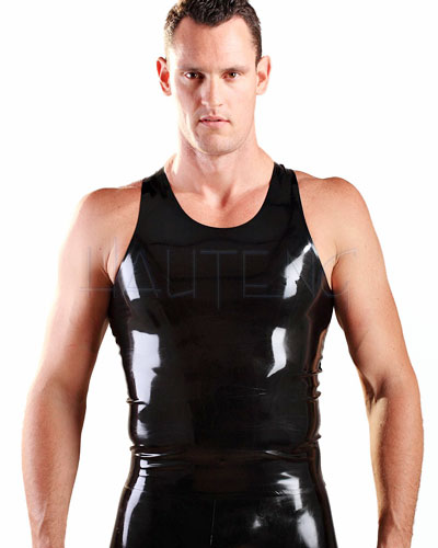 (Bild für) Shirt aus geklebtem schwarzem Latex