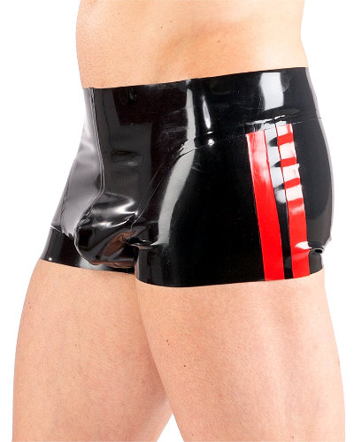 (Bild für) Sport-Shorts aus geklebtem Latex mit Ausbuchtung