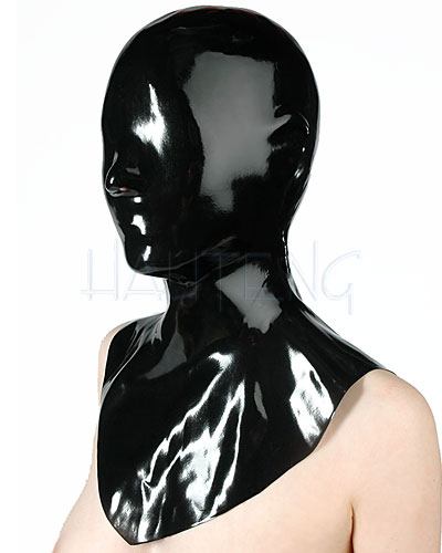 (Bild für) Anatomische Fetisso Henkershaube aus Latex mit Nasenlöchern