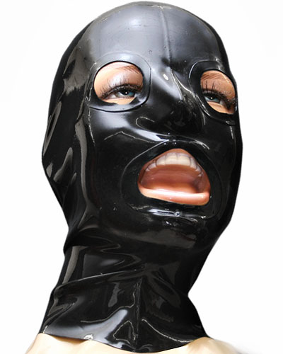 (Bild für) Haube aus geklebtem Latex mit verstärkten Öffnungen und RV