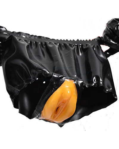 Pussy In Latex Sheath - Latex Pussy Pants with Penis Piss Sheath | Hautengshop, All Your Fetish  Needs