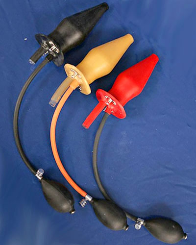 (Bild für) Aufblasbarer Latex-Klistierplug für abschließbare Zwangsgurte