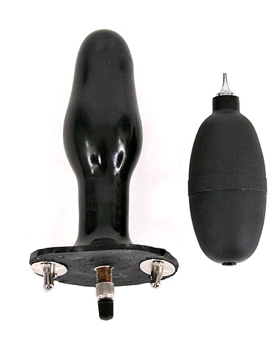 (Bild für) Aufblasbarer Latex-Plug mit Ventil für abschließbare Zwangsgurte
