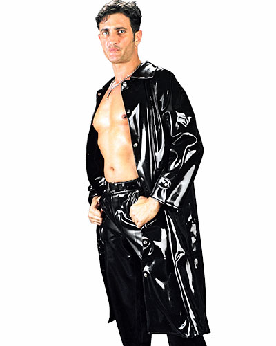 (Bild für) Kleppermantel aus genähtem Latex