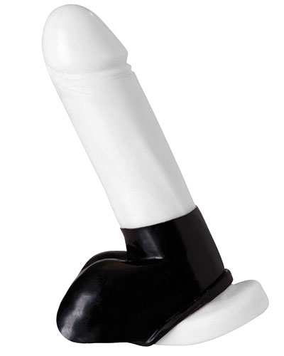 (Bild für) Hodenkondom aus Latex mit gerolltem Rand
