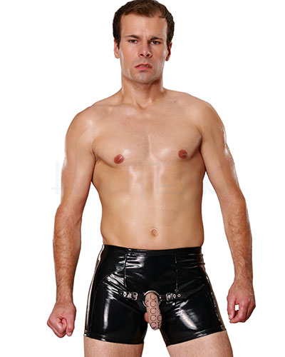 (Bild für) Datexshorts mit Penisöffnung und Cockring