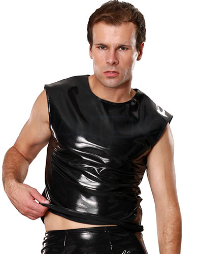 (Bild für) Ärmelloses Datex-Shirt für Männer