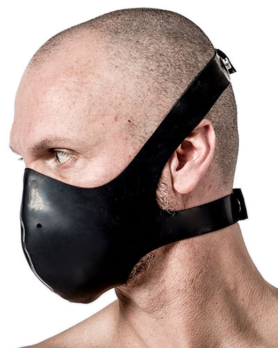 (Bild für) Halbmaske aus dickem Gummi