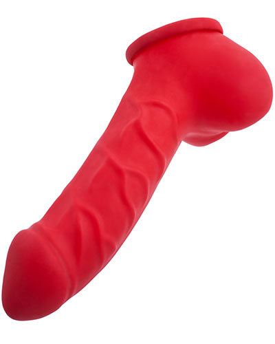 (Bild für) CARLOS anatomische Latex-Penishülle - 15 cm rot