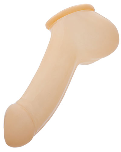 (Bild für) Latex-Penishülle ADAM mit 13 cm Schaftlänge - semitransparent