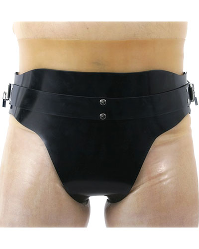 (Bild für) Deluxe Heavy Rubber Harness für Abschließplugs - auch für Damen