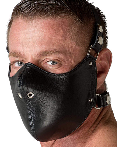 (Bild für) MOUTH RESTRICTOR Maulkorb aus Leder