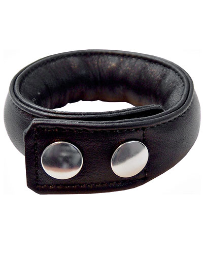 (Bild für) Cockring aus Leder mit Gewicht - 130 gr.