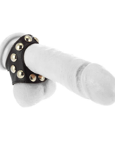 (Bild für) Penis-Hodenriemen aus Leder