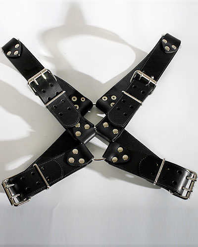 (Bild für) Oberkörperharness aus Leder