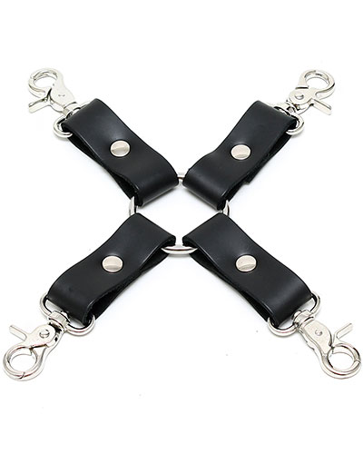 (Bild für) Hogtie aus Leder mit 4 Karabinern