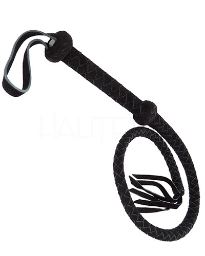 (Bild für) Arabische Peitsche aus Veloursleder - 110 cm
