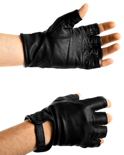 (Bild für) Kurze Handschuhe aus Leder