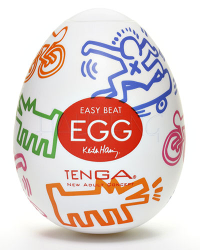 (Bild für) Tenga KEITH HARING EGG STREET Masturbator - 6 Stck. (6,92 €/Ei)