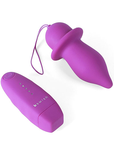 (Bild für) BFILLED CLASSIC UNLEASH Analplug mit Vibration und Fernsteuerung